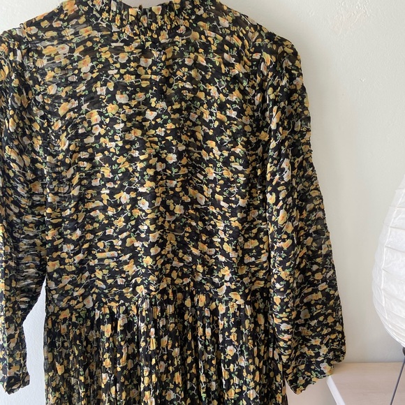 DOEN RARE LONG SLEEVE SHEER DRESS LARGE - Picture 10 of 16